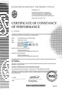 300mm交通信號燈-EN12368 認證證書